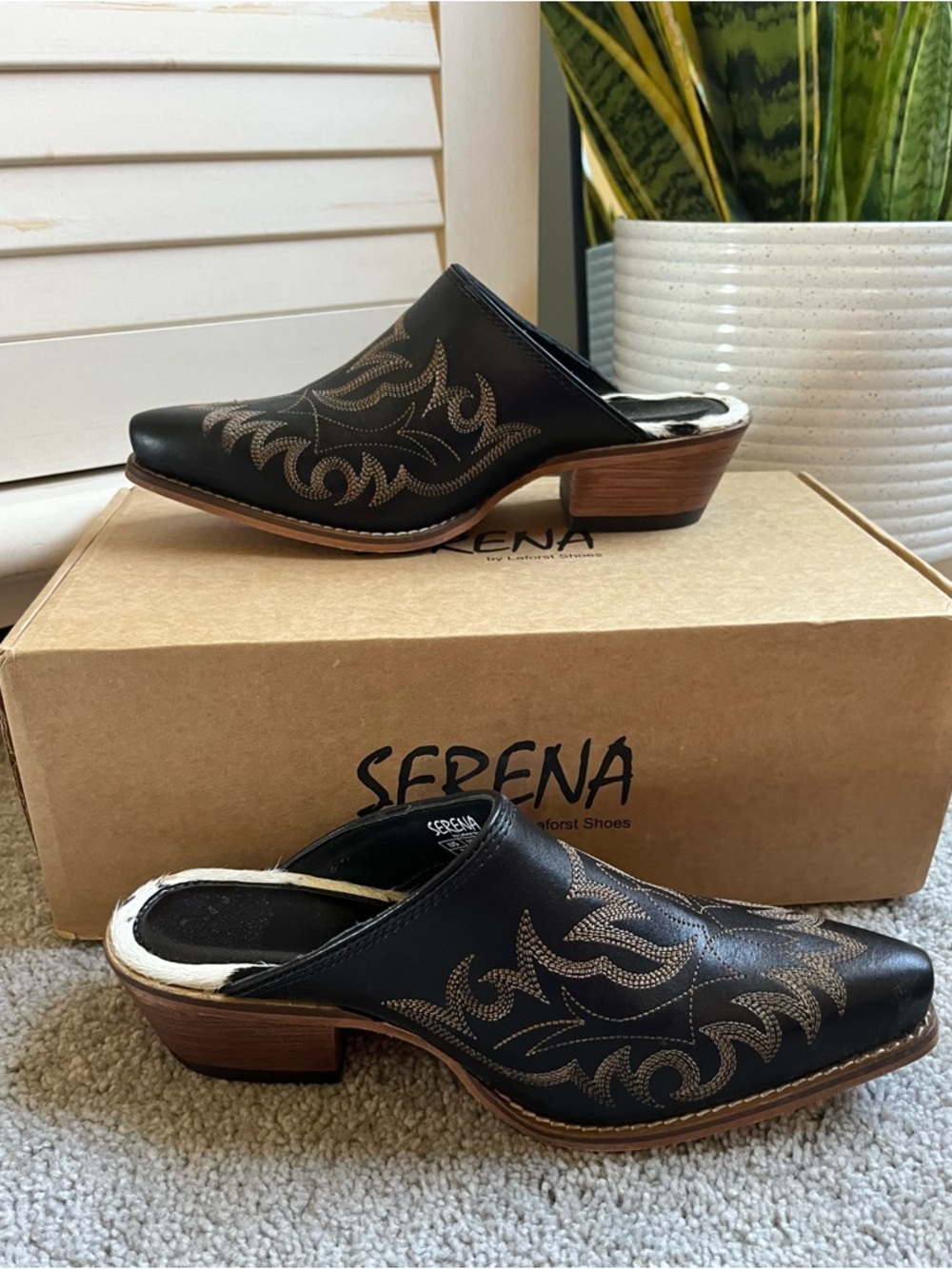 NIB LaForst Leather Irene Mules 7 - Picture 6 of 6